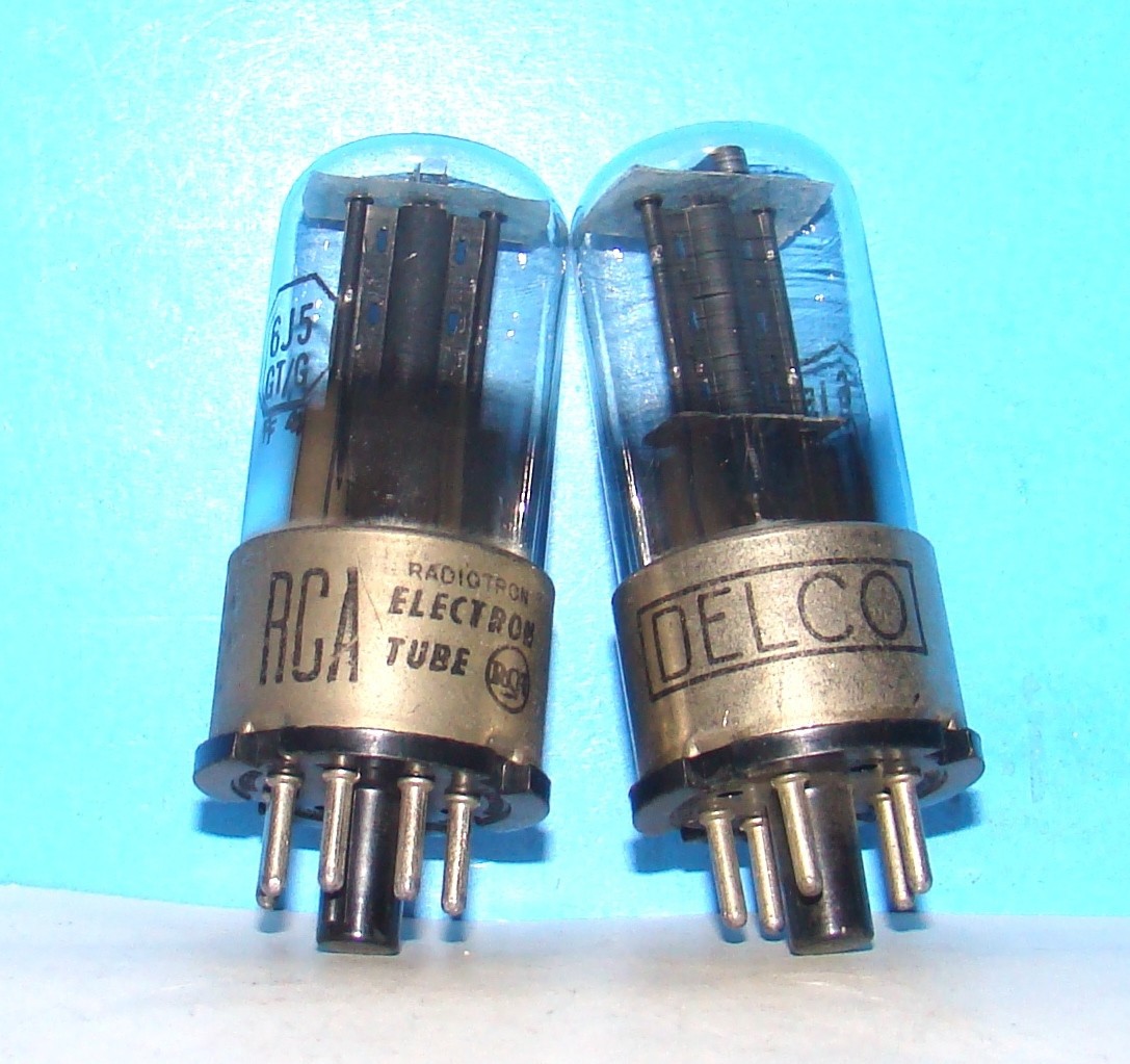 6J5GT 2 radio RCA audio vintage amplifier vacuum tubes valve tested 6J5G 6J5