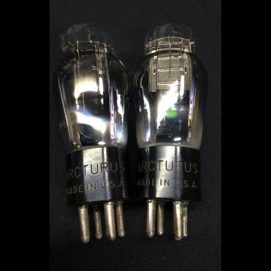 GREAT PAIR ARCTURUS Type 31 Coke Bottle Radio Amp VACUUM TUBES Tested J.9456