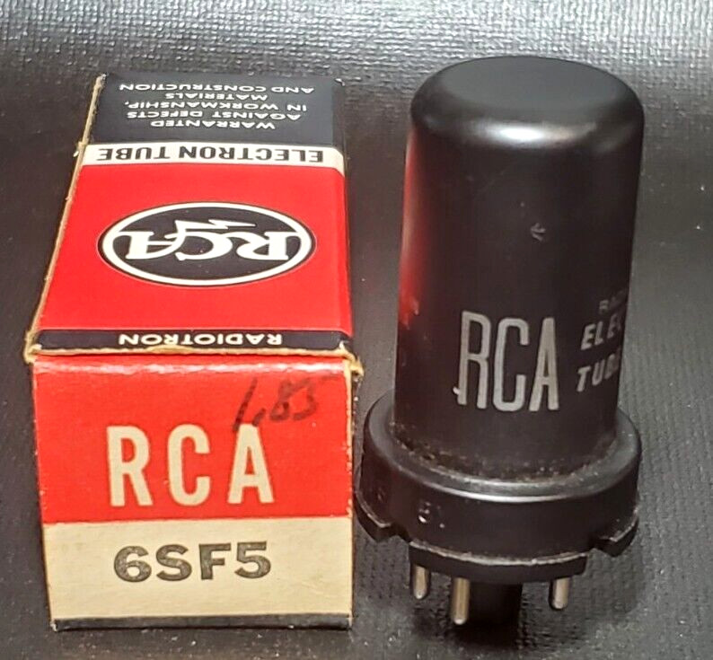 1 1958 RCA 6SF5 Metal Vacuum Tube Tested NOS ON TV – 7