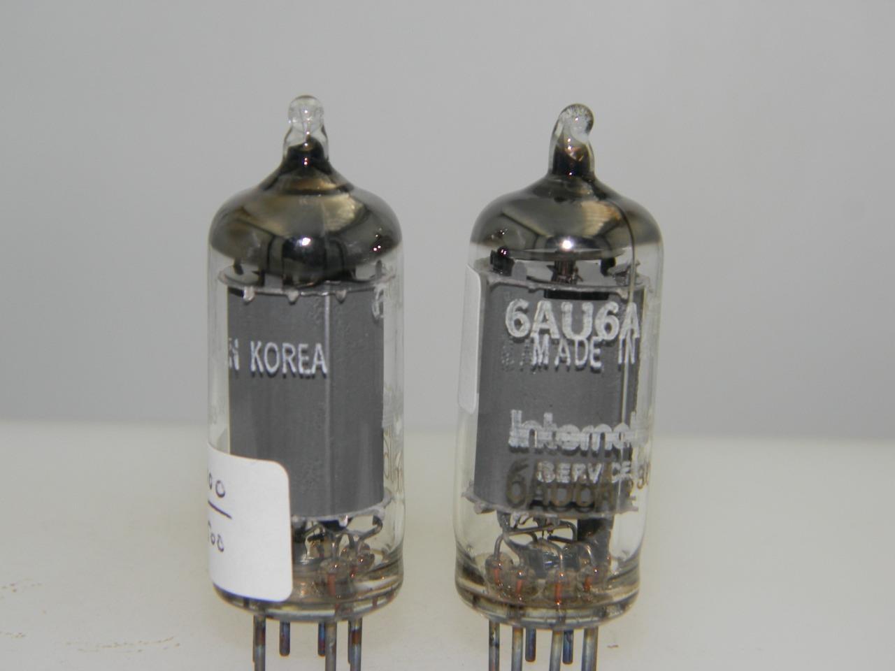 Code Pair ISM Korea 6AU6A EF94 NOS NIB Grey Plate Halo Getter Serious Tubes R270