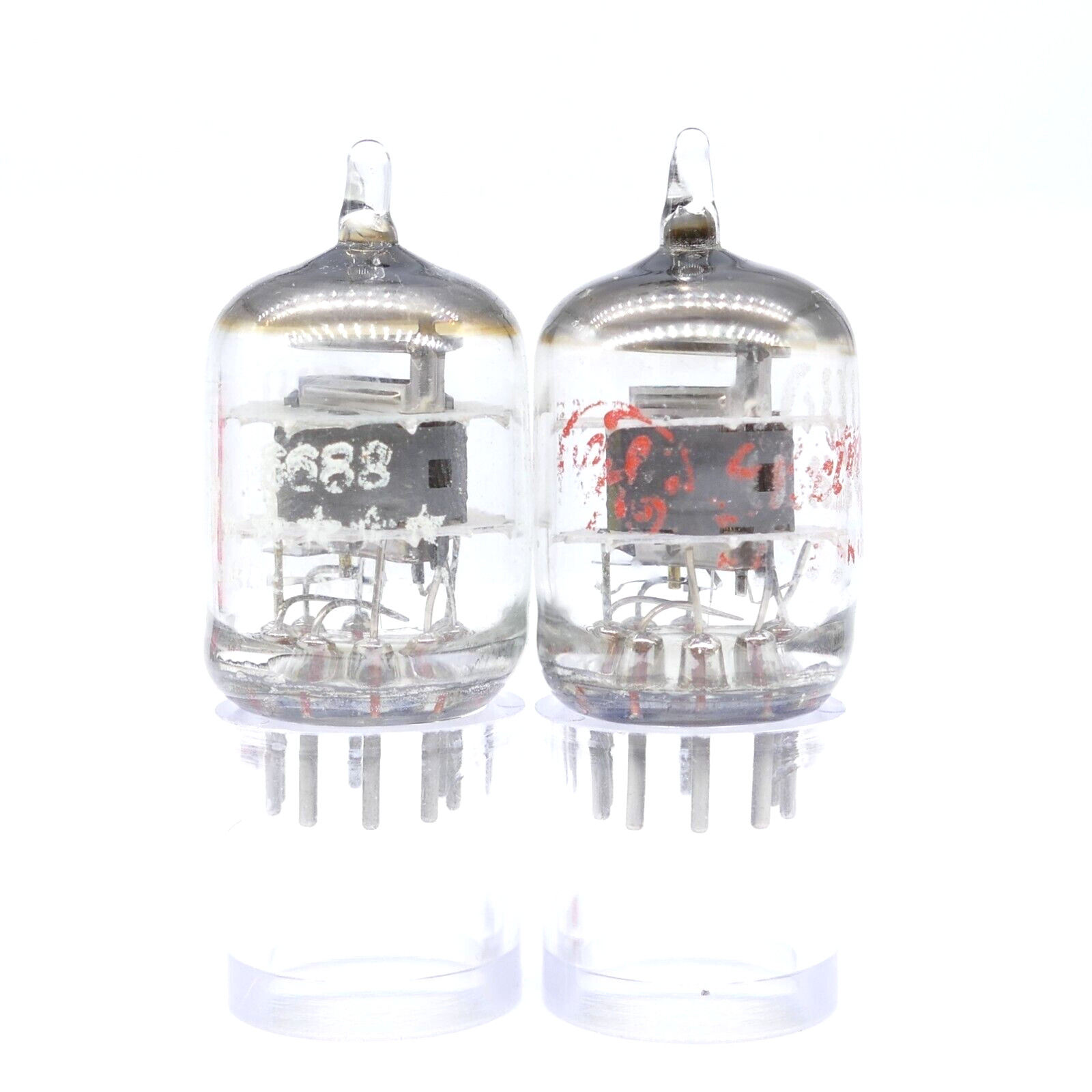 Two 6688 Tubes One GE Premium 5 STAR 6688, One GE 6688, AMPLITREX Test Results