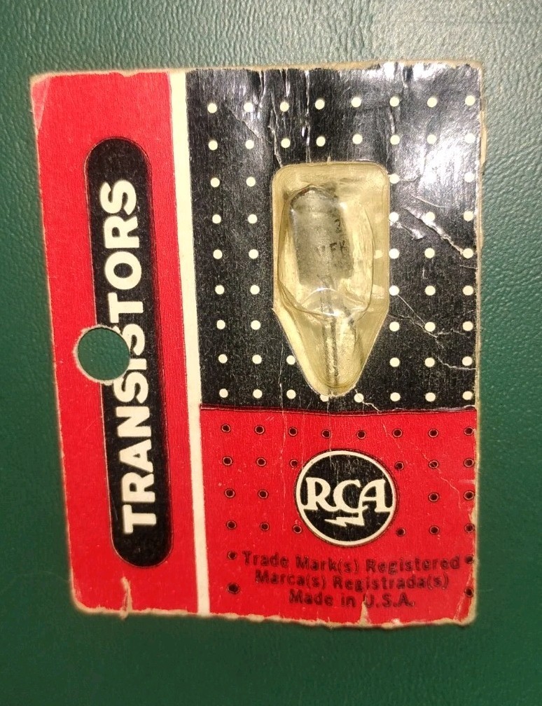 Vintage RCA 2N591 Germanium Transistor NOS Original RCA Package 1960s
