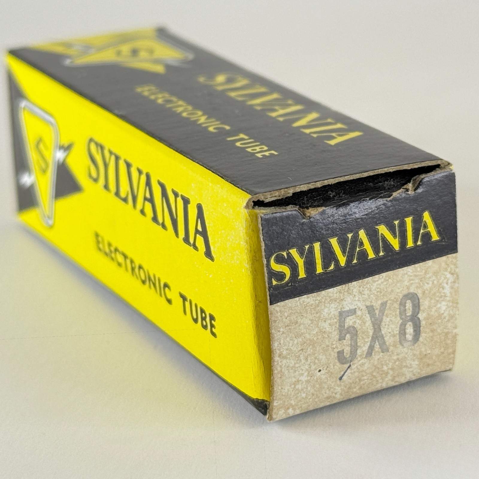 (1) Tested 1969 Sylvania 5X8 Tube with Box Code df JAS Triode Pentode Tube