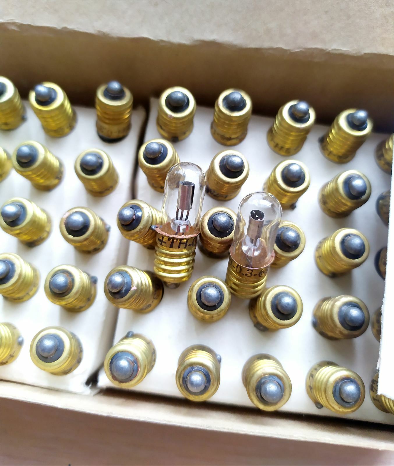 25 pcs Neon tube TN-0.3 E10/13 Glow discharge indicator bulb lamp USSR