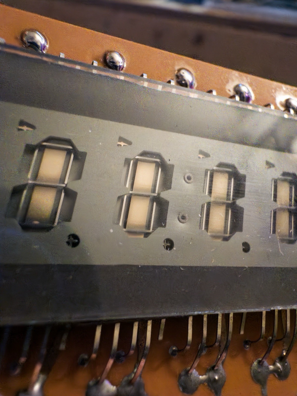 Neon Panaplex Display – 12 Digit + DP, Japanese / JRC, unknown PN. Used, Tested