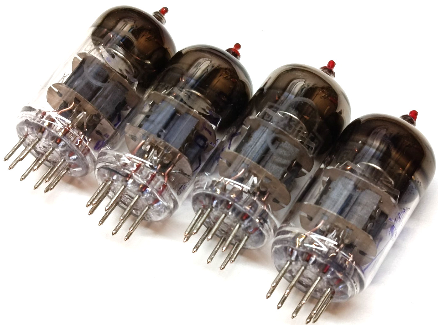 6N23P-EV TUBE / E88CC / 6922 / 6DJ8 / REFLECTOR SILVER GRID OTK 4pcs