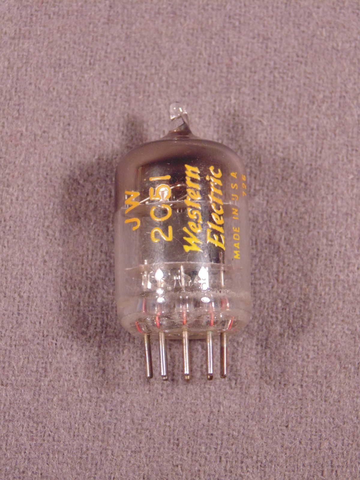 1 JW 2C51 WESTERN ELECTRIC HiFi Amp Vintage Vacuum Tube Code 726 Balanced