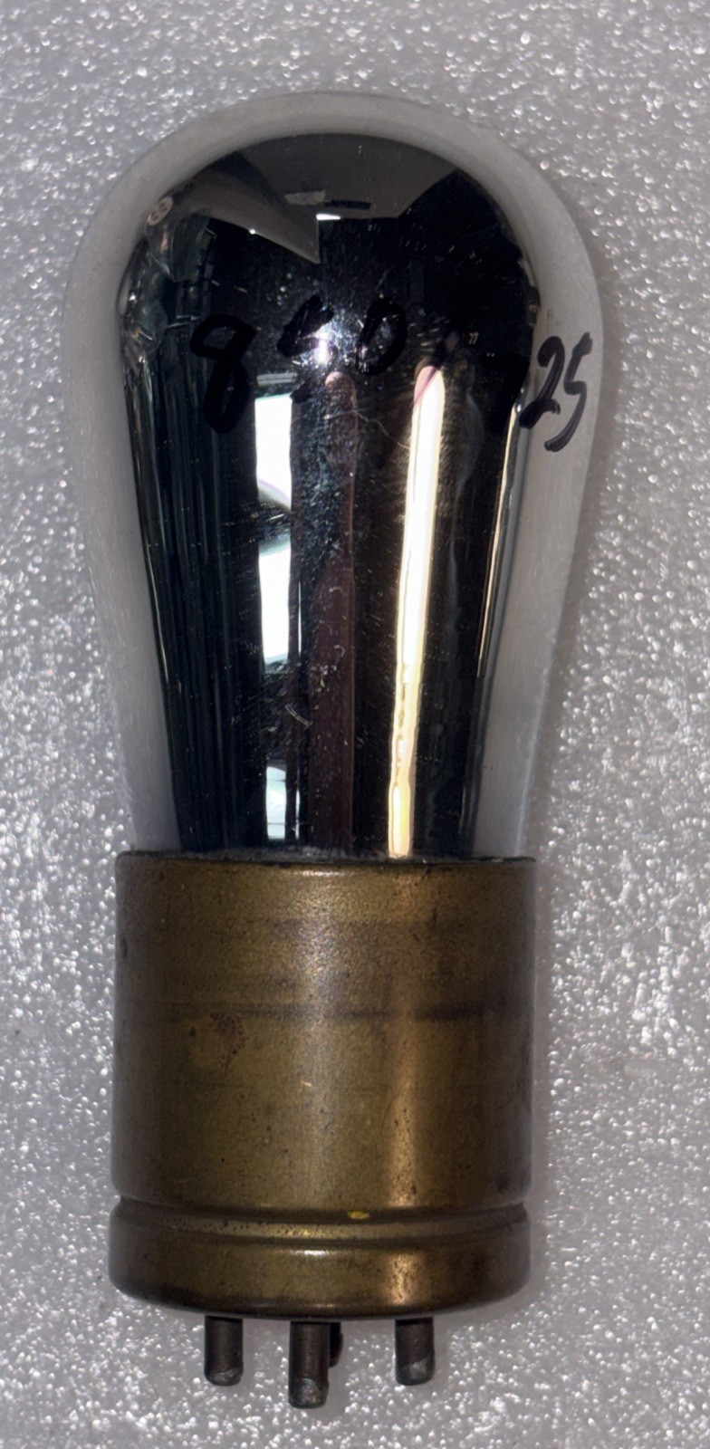 RCA Radiotron UV-201A 01A Brass Base Vacuum Tube Tested Strong