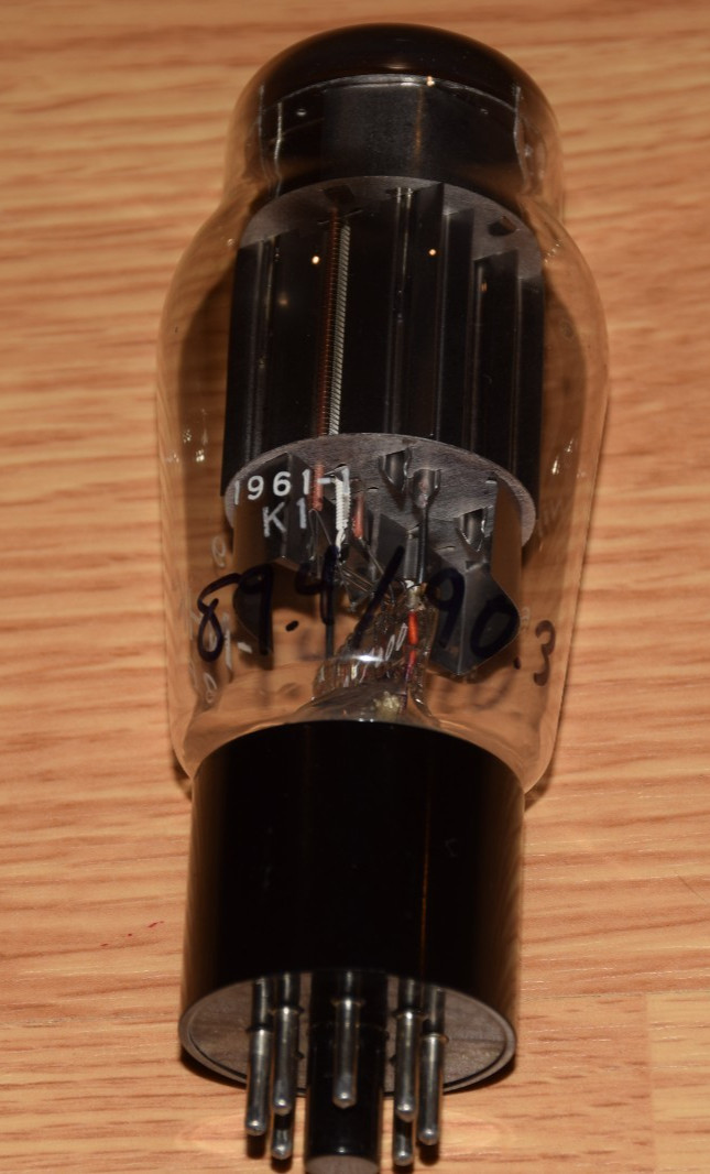 6AS7G NEC Nippon WE Japan Vintage Coke Bottle Power Tube Headphone Amp STRONG!