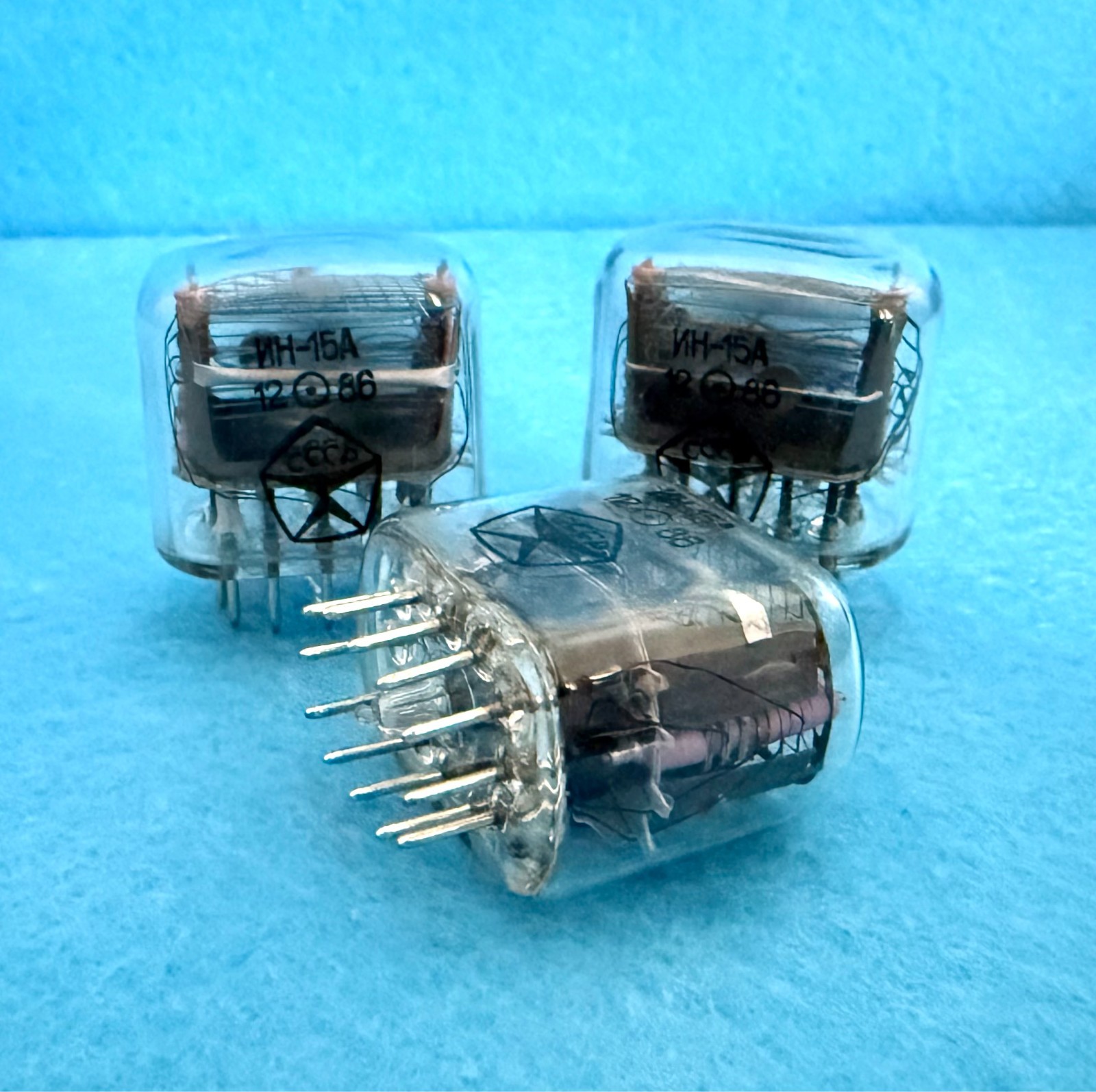 IN-15A IN-15 Nixie Indicator Tube – Lot of 38 SAME DATE