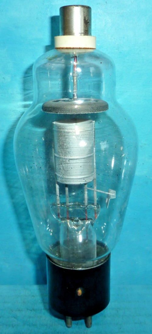 1 Westinghouse WL-866A Half-Wave Rectifier Tube Grey Plate Foil D Getter Tested